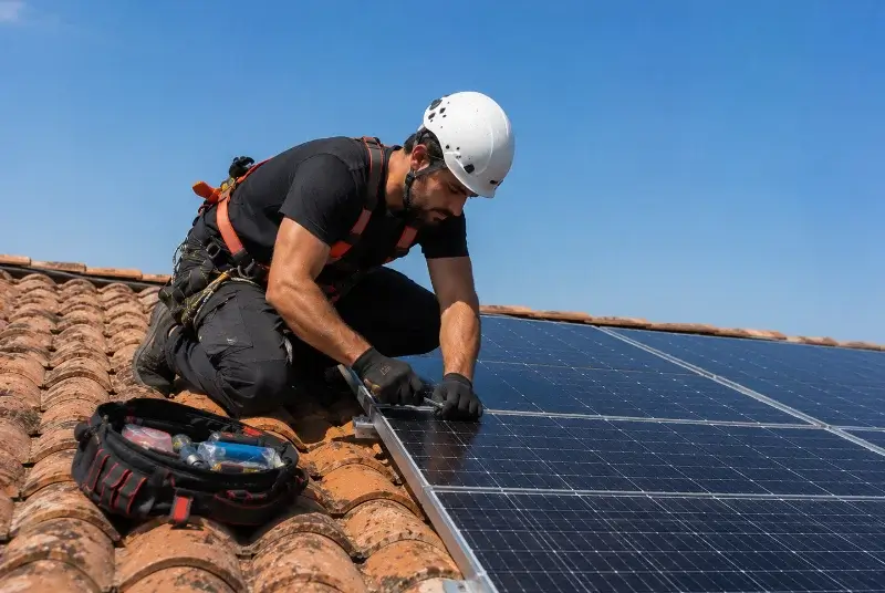 Maintenance et monitoring de panneaux solaires à Pont-à-Marcq