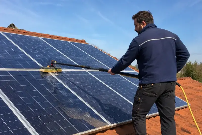 Nettoyage et entretien de panneaux solaires à Pont-à-Marcq